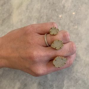 Kendra Scott Naomi Gold Double Ring
